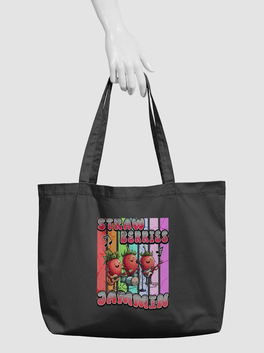 Strawberries Jammin Organic Cotton Statement Tote product image (3)