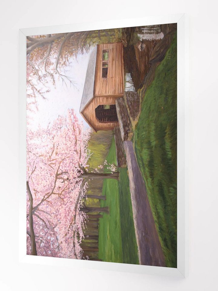Cherry Blossom Bridge Framed Print product image (2)