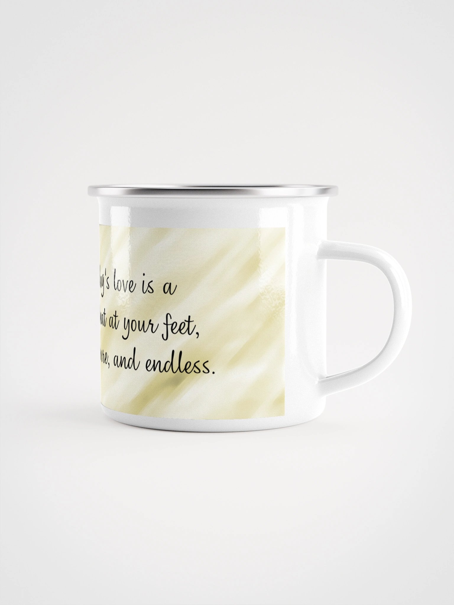 YOUR BEST FRIEND! / ENAMEL MUG 12oz WITH PERSONALIZED NAME product image (3)
