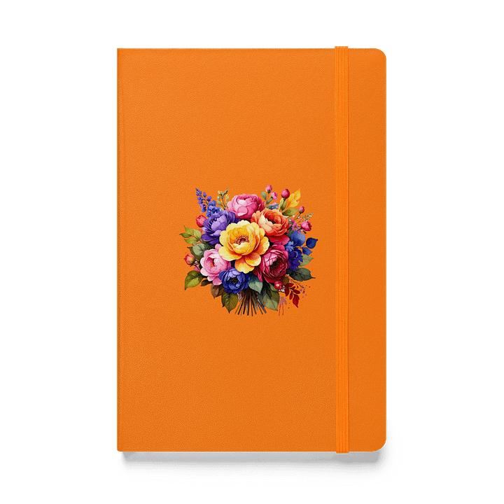 Columbia Road Market Hardcover Notebook (Floral Orange) product image (1)
