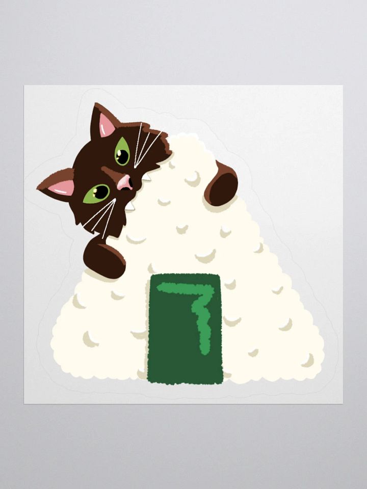 Om-Nomigiri Cat Sticker product image (2)