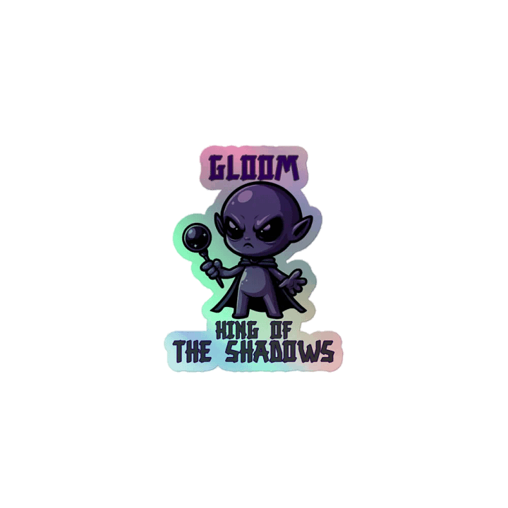 Gloom - King of The Shadows - rainbow sticker product image (1)