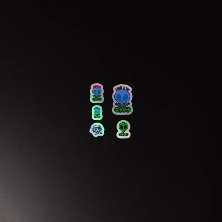 All I Got Was Cursed - Mage - Holo Sticker Sheet product image (2)