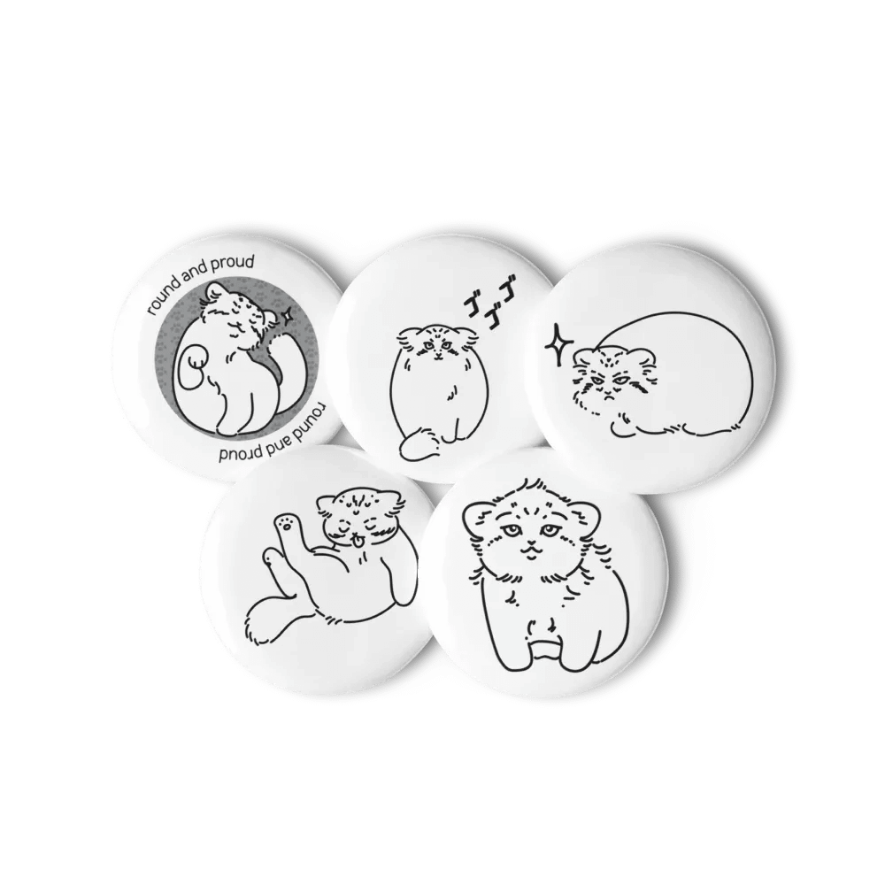 Pride Manul Pin Set - Unlabeled product image (6)