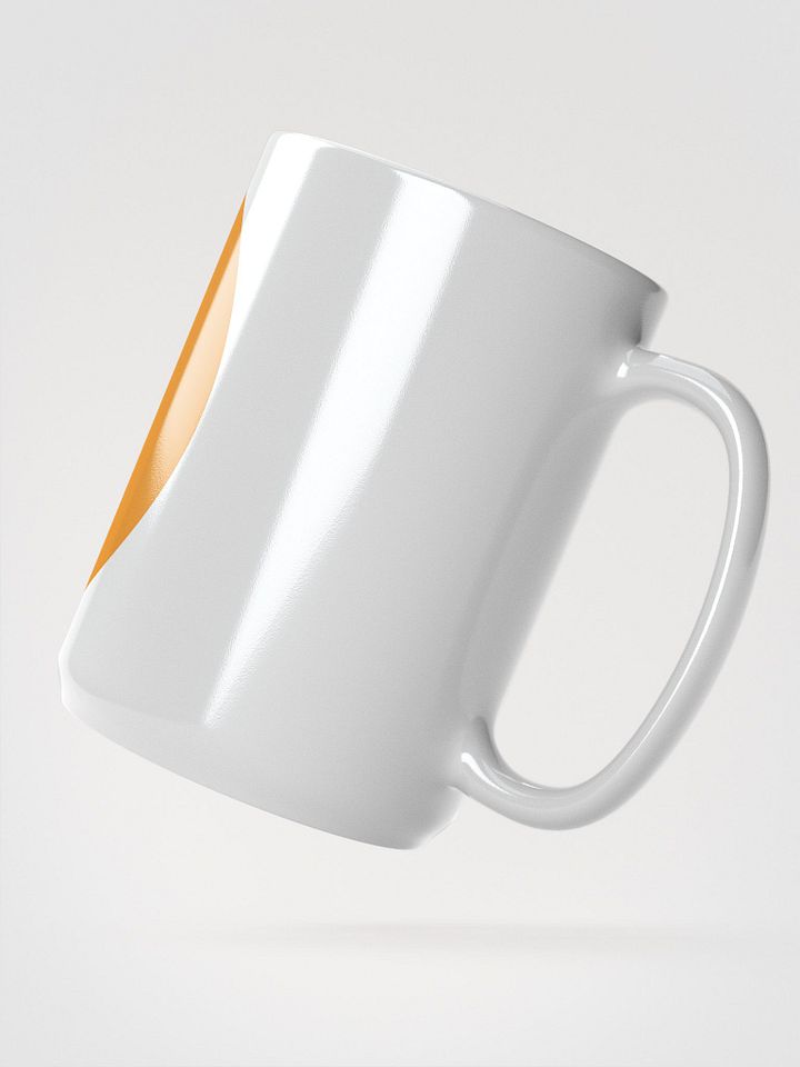 Bitcoin Symbol White Glossy Mug product image (2)