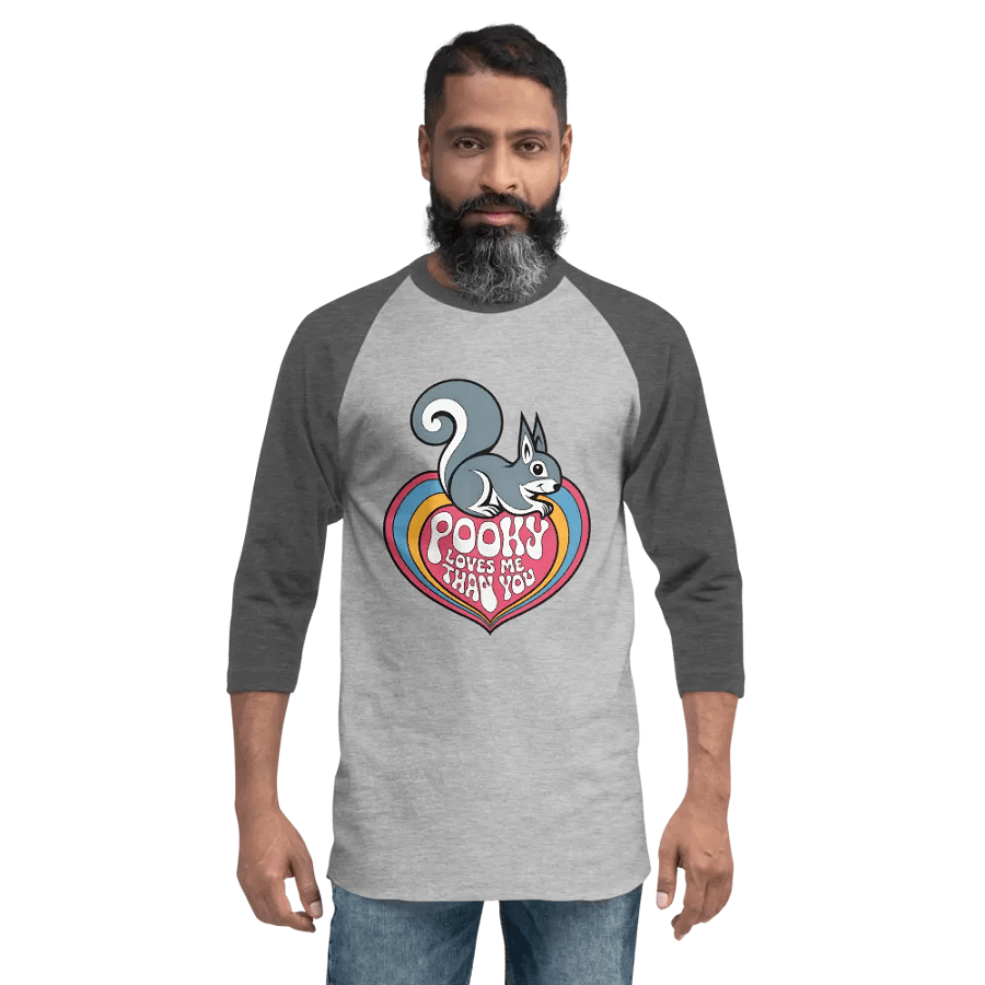 Pooky's Heartfelt Message Raglan Tee product image (2)