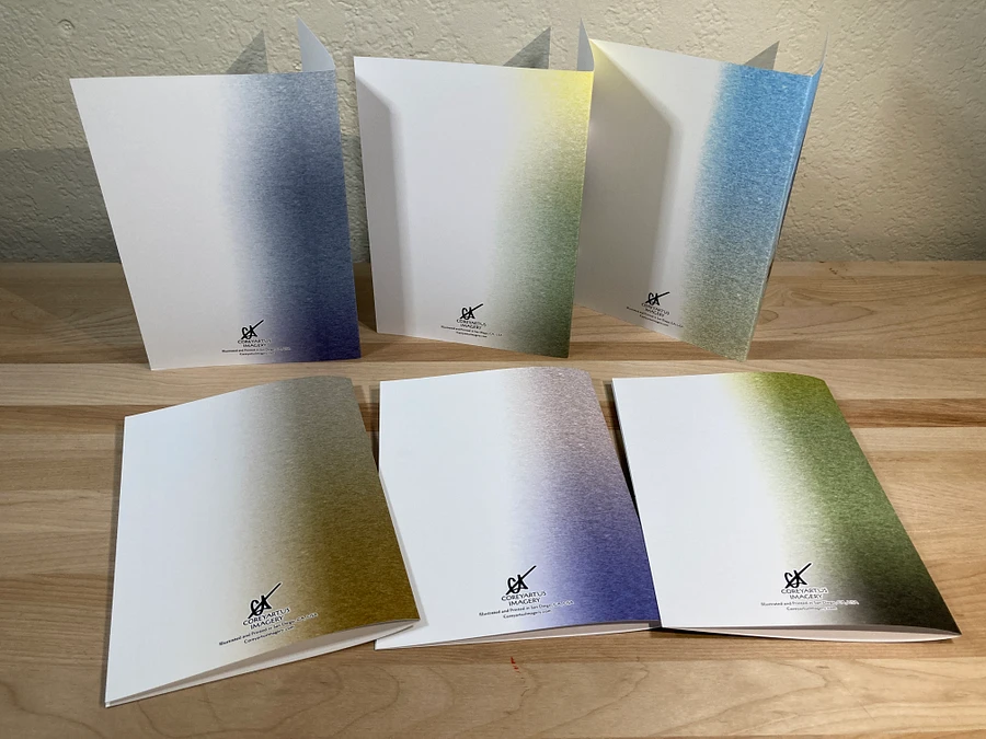 Illustrated Birds Variety Pack Greeting Cards, 5x7” Note Cards, 6 Pack, Blank Inside, with Envelopes product image (5)