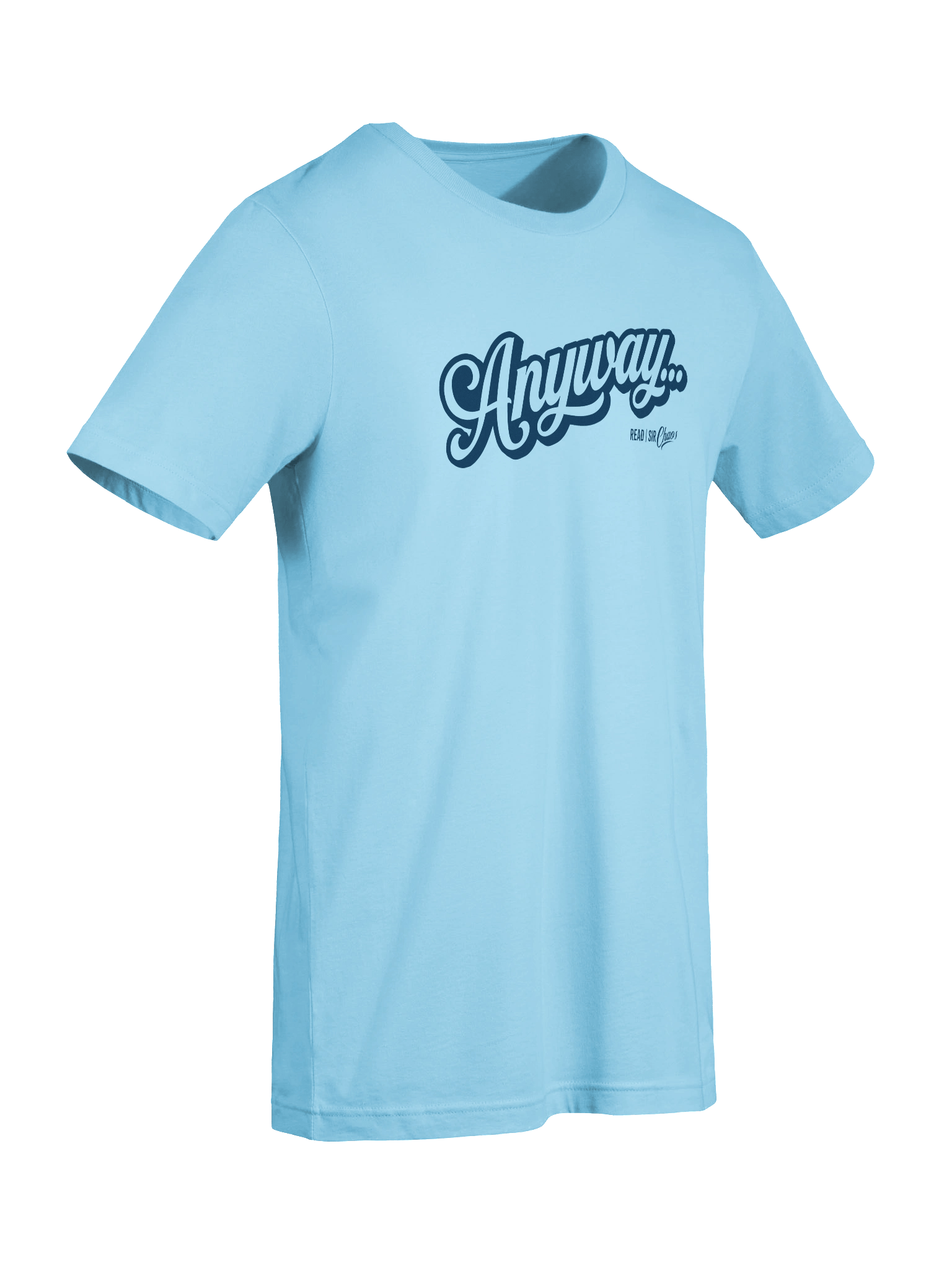 Anyway... Tshirt (Blue solid) product image (9)
