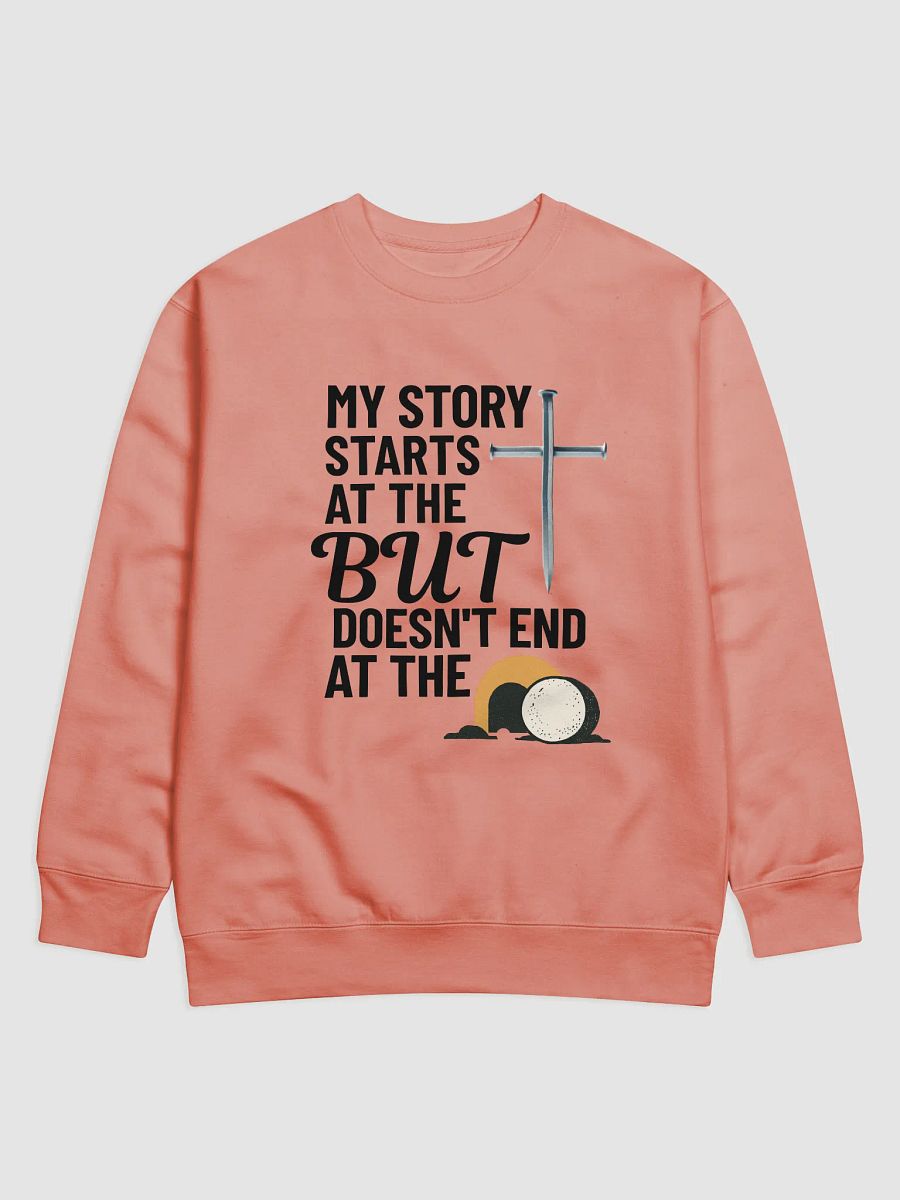 My Story Starts at the Cross – Faith Journey Sweatshirt product image (1)