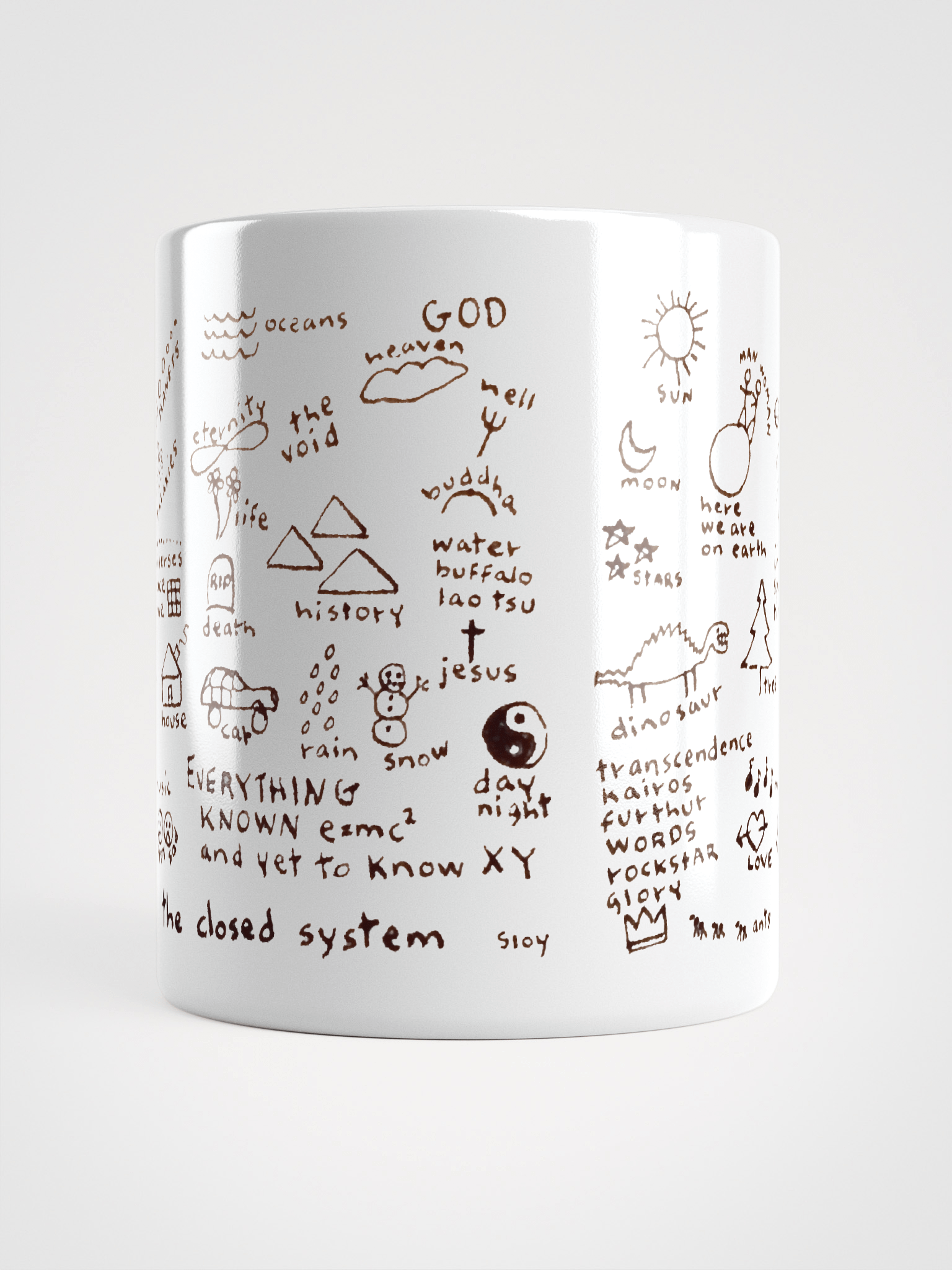 The Closed System White Glossy Mug product image (5)