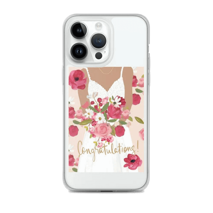 Floral Congratulations iPhone Case product image (2)