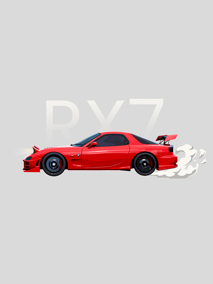 RX7 - Printed Tee High Quality product image (2)