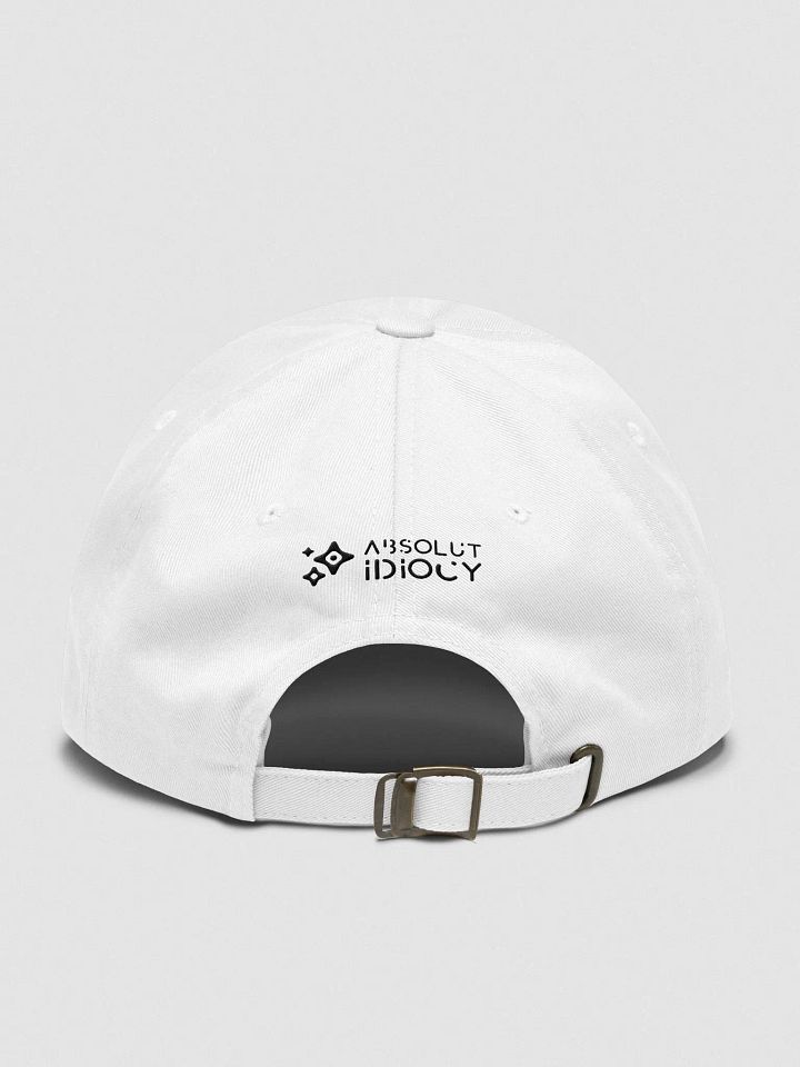 Absolut Idiocy Dad Hat - F✨ck Generative AI (Black Logotype) product image (2)