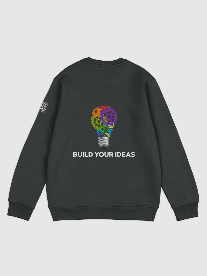 Build Your Ideas Crewneck Sweatshirt Black product image (2)