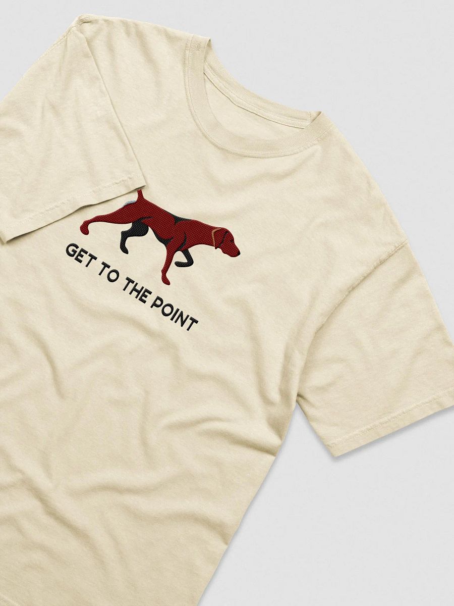 Get to the Point T-Shirt(Embroidered) of a German Shorthaired Pointer(Solid Liver) product image (6)