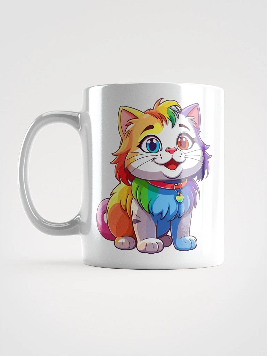 Cute Rainbow Color Cat 7 , Mug product image (11)
