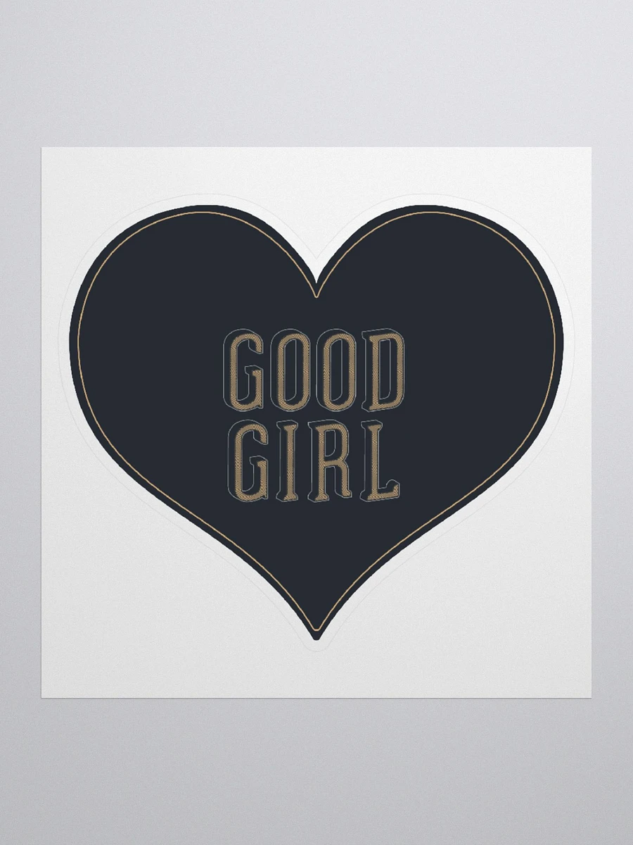 Good Girl Black Heart Sticker product image (1)