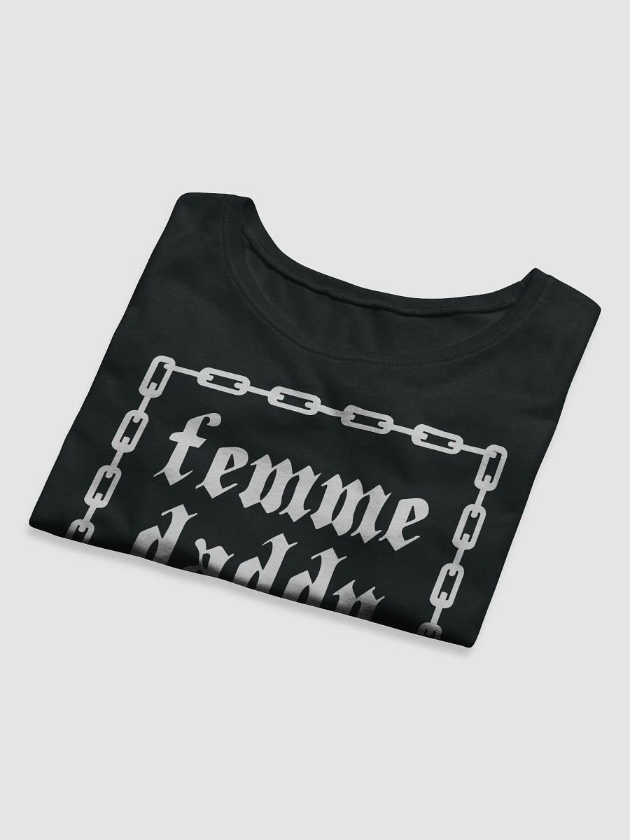 Femme Daddy Cropped Tee ⛓️ Black product image (5)