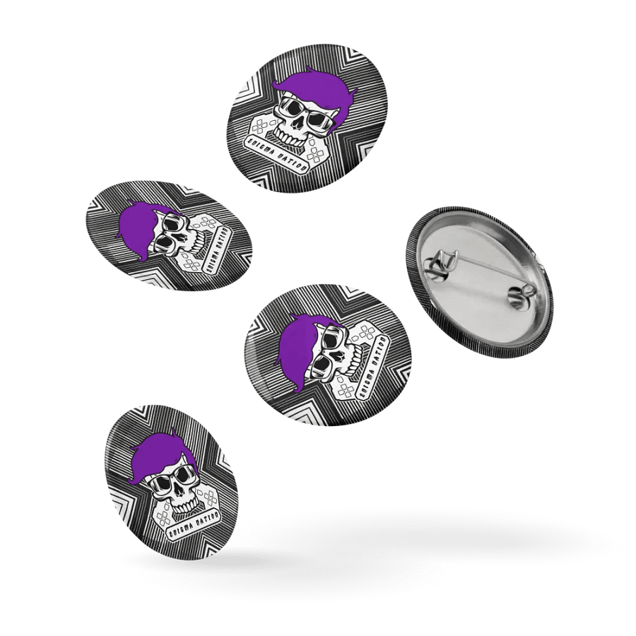 Enigma Nation Set of Pin Buttons product image (10)