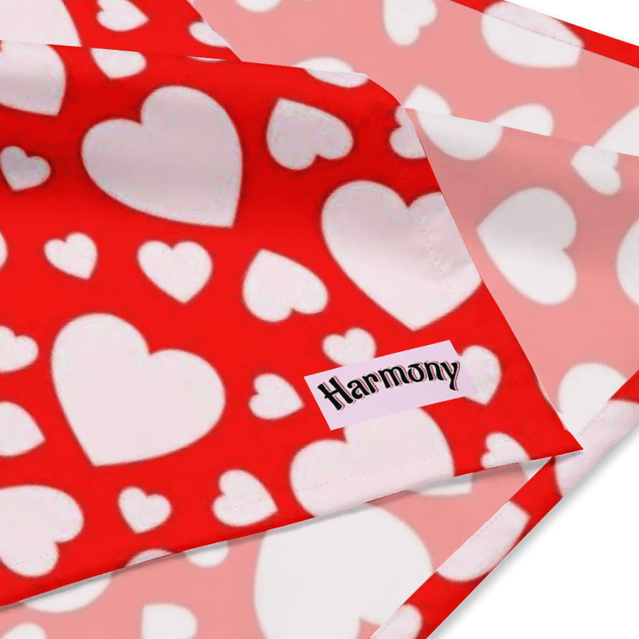 Hearts Like Snow Bandana product image (2)
