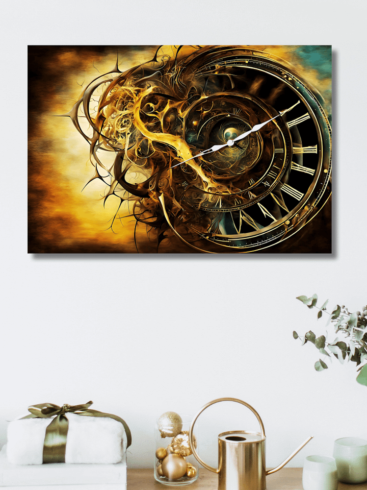 Time Confusion-17 | Canvas Artistic Wall Painting product image (2)