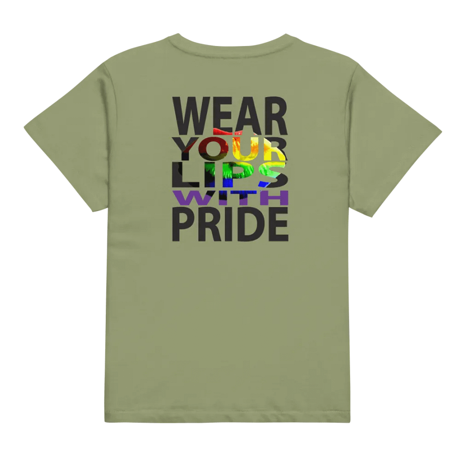 Pride Kiss Rainbow | Women's High-Waisted Tee product image (4)