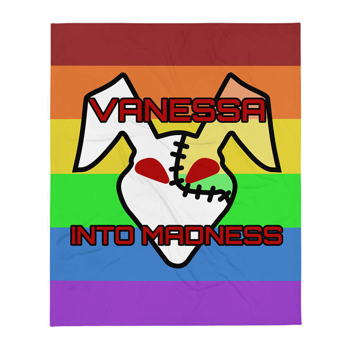 Vanessa Into Madness Rainbow Blanket product image (1)