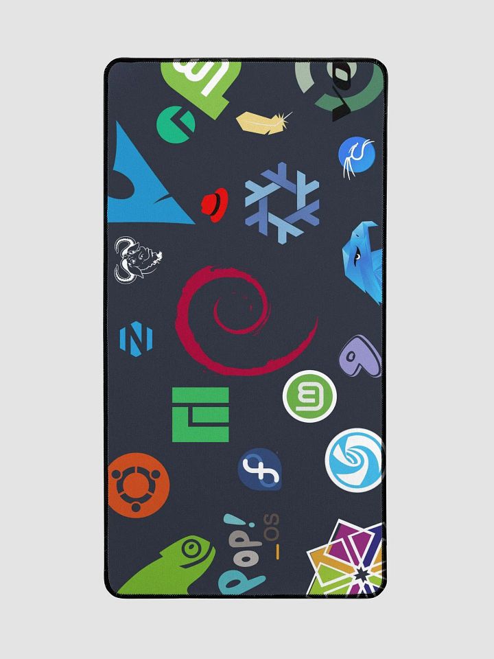 Linux destros themed desk mat product image (2)