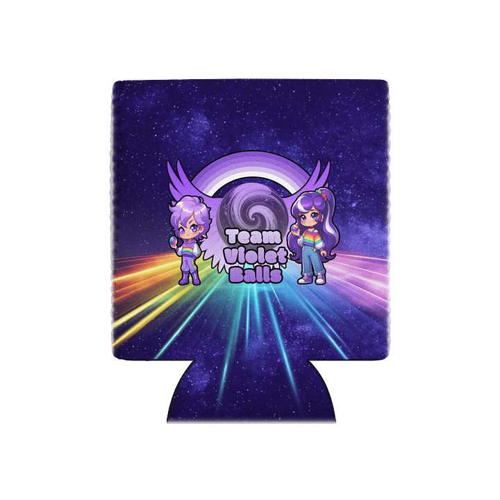 Team Violet Balls Koozie product image (1)