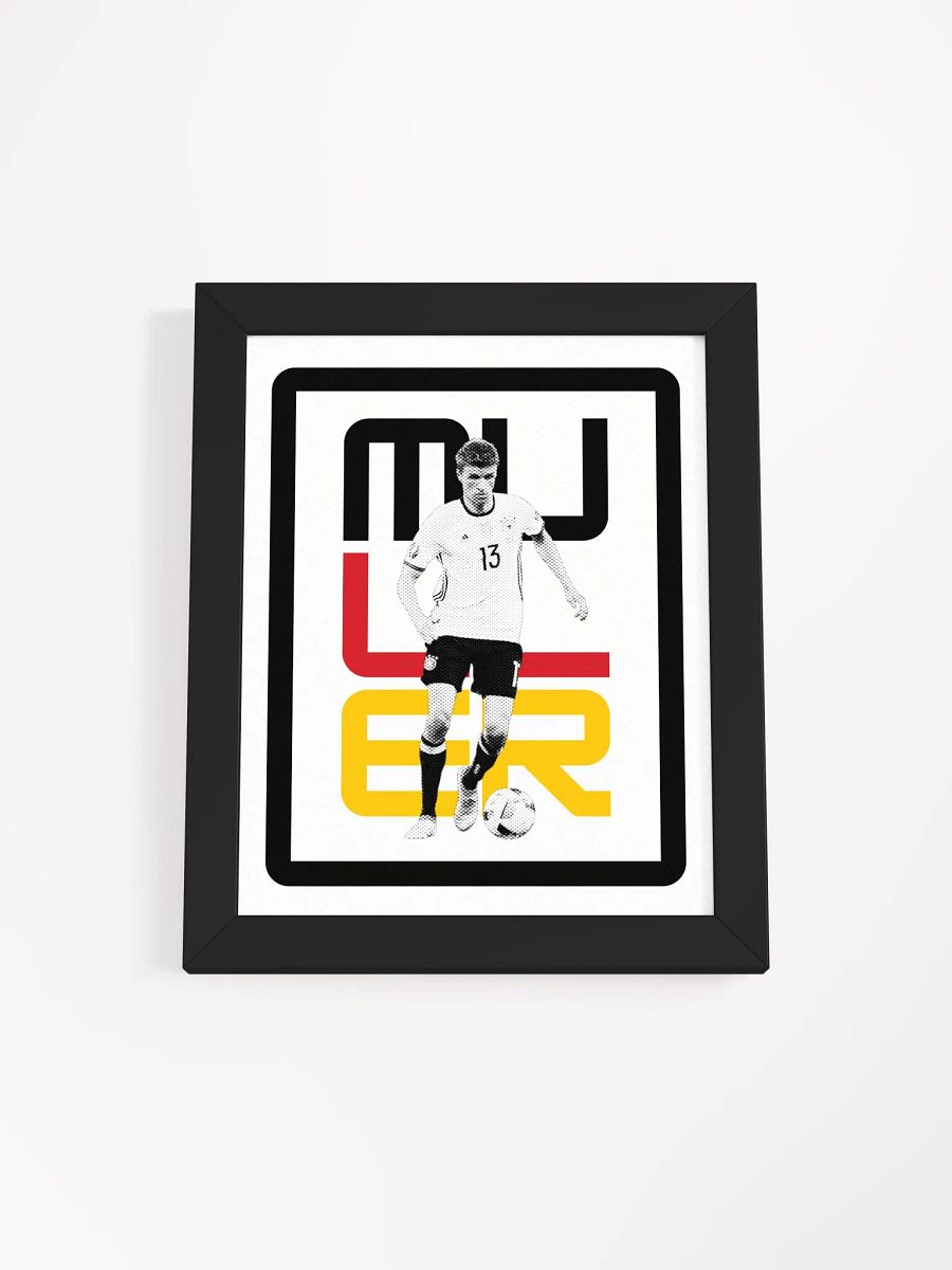 Thomas Müller BW Germany Name Art Framed Print product image (3)