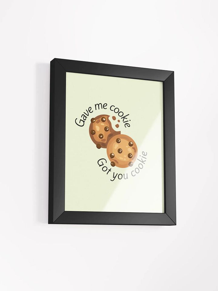 New Girl Cookie Scene Poster – Framed Matte Art Print for Sitcom Fans product image (2)