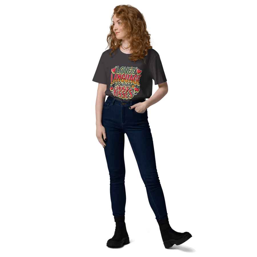 Love's Language spoken in hugs & Kisses T-shirt - Ver 2 product image (9)