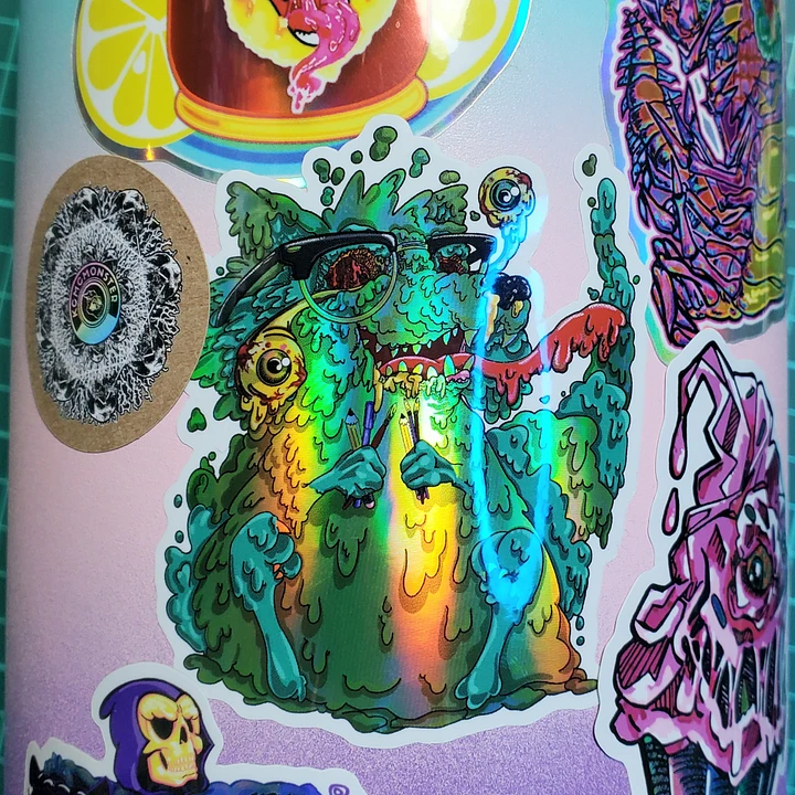 Boogerboi- Holographic Vinyl Sticker Exclusive product image (2)