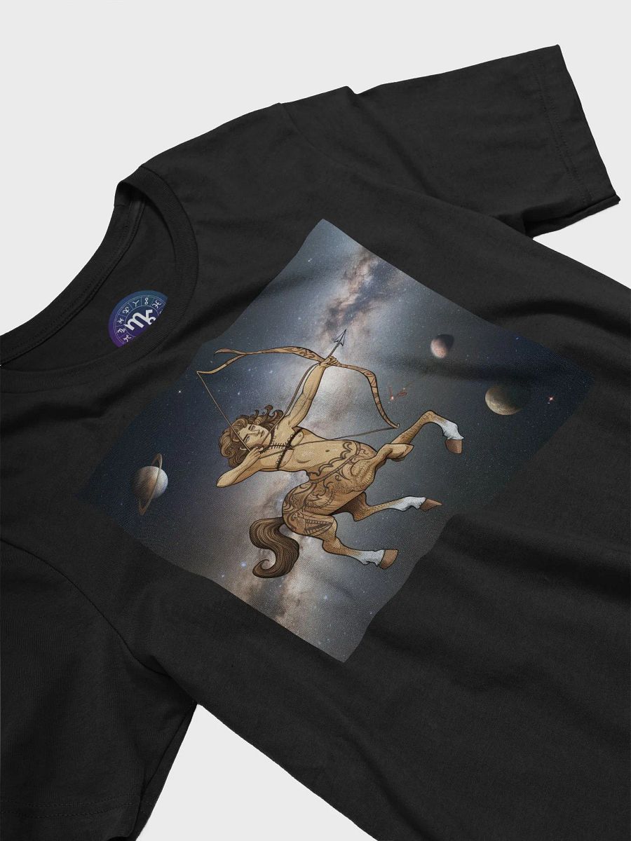 Sagittarius Zodiac Unisex Supersoft T-Shirt with Celestial Design product image (5)