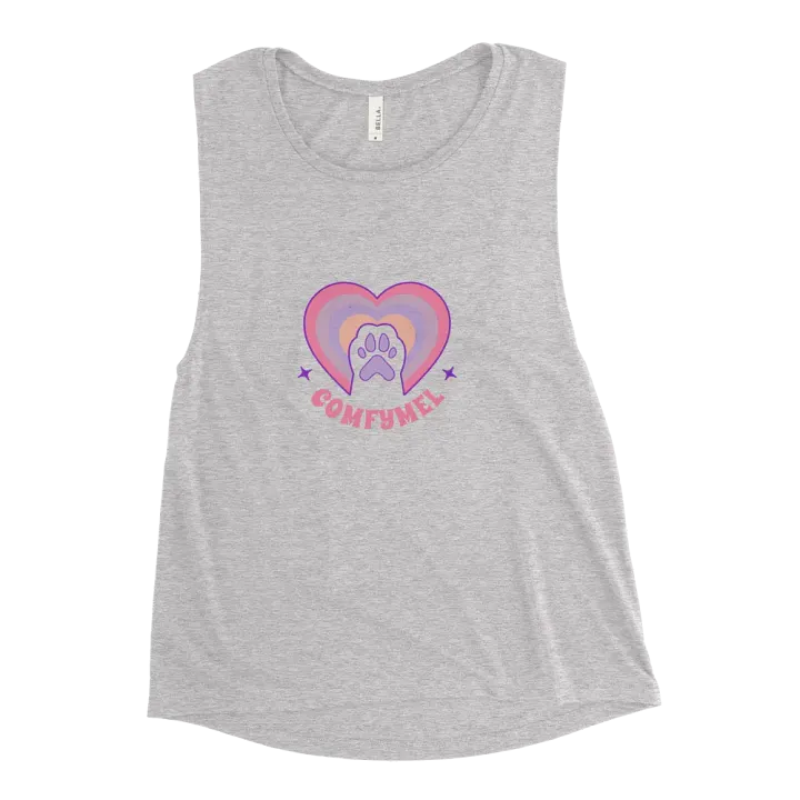 comfymeow paw tank top product image (2)