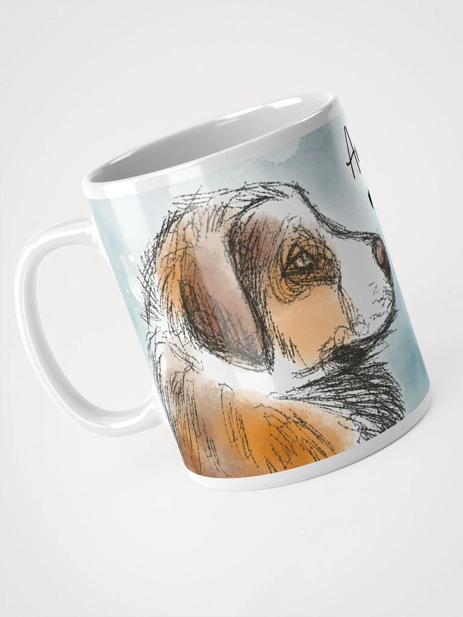 Hand Drawn Aussie Love White Glossy Mug product image (9)