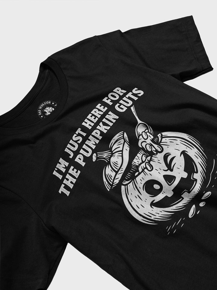 Funny Halloween Pumpkin Guts Dad Joke T-Shirt product image (2)