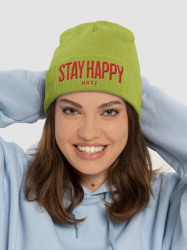 Stay Happy Beanie product image (11)