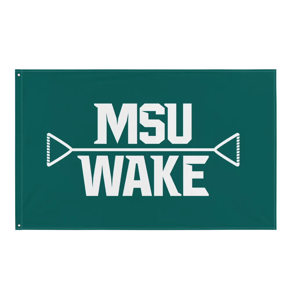 MSU Wake Logo Flag product image (1)