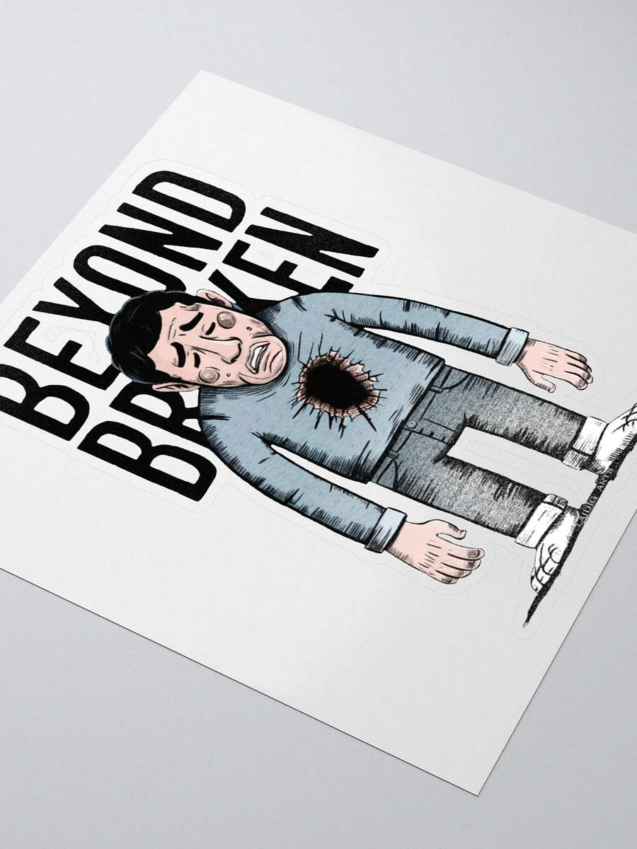 Beyond Broken Man Vinyl Sticker product image (7)