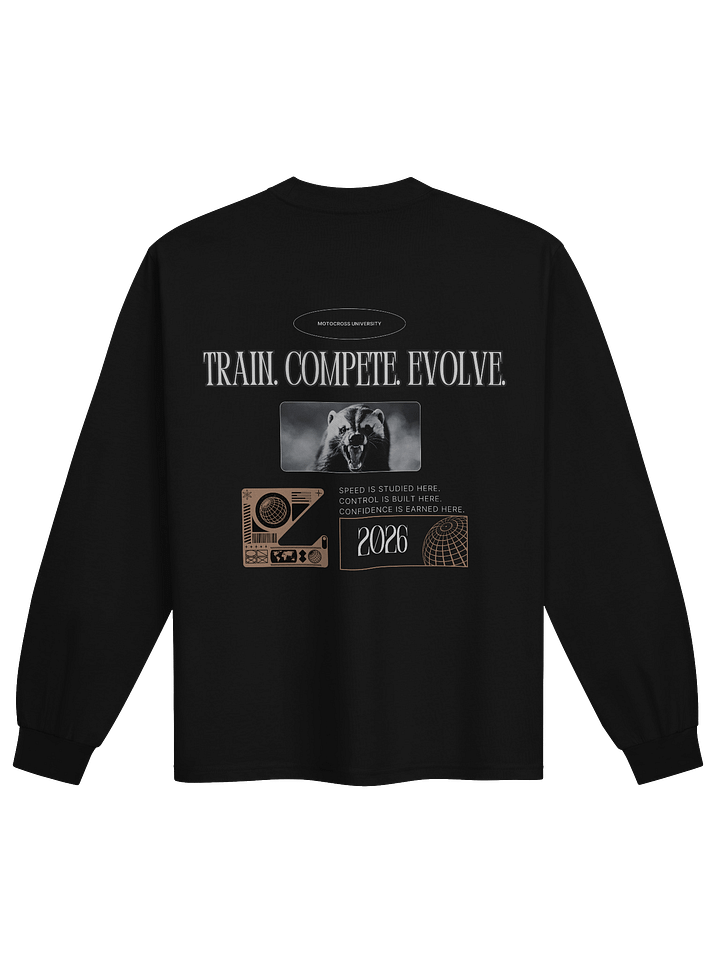Train. Compete. Evolve. Longsleeve product image (1)
