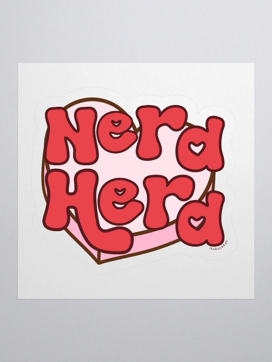 Nerd Herd Valentine's Sticker product image (1)