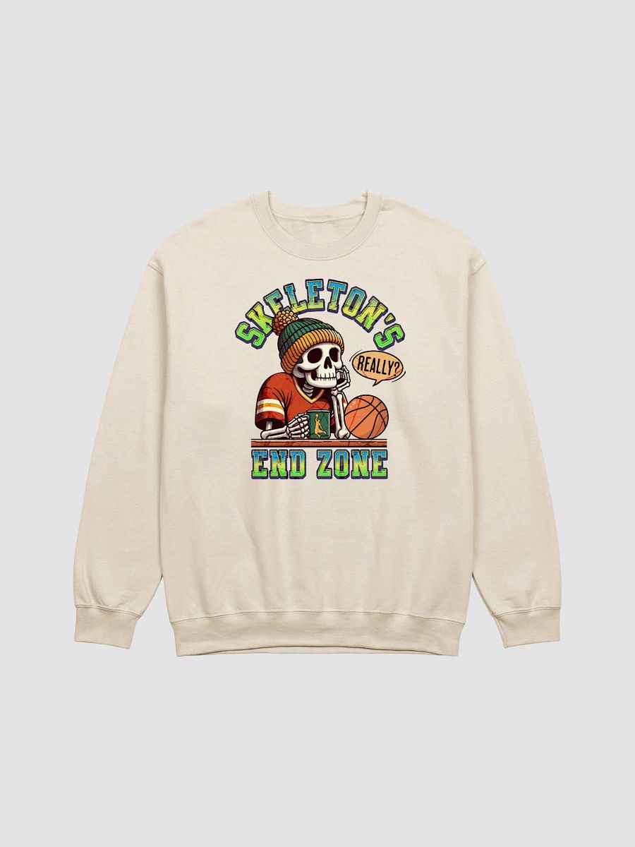 Skeletons End Zone Basketball Air-Spun Classic Crewneck Sweatshirt product image (19)