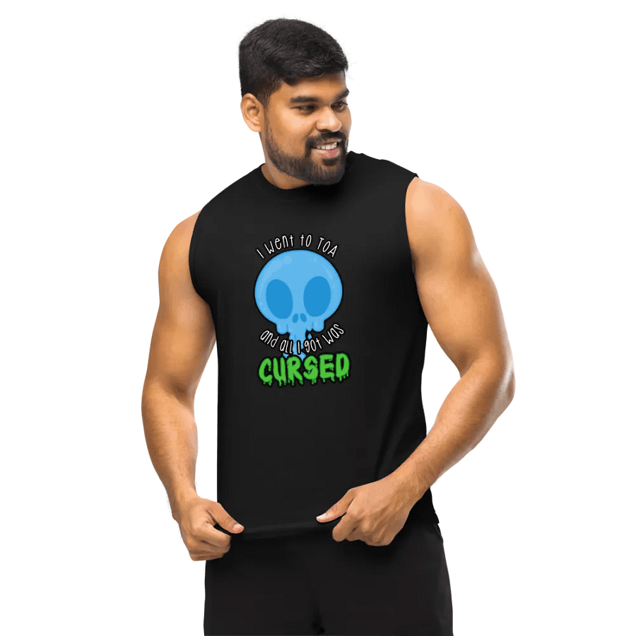 All I Got Was Cursed - Mage - Men's Style Muscle Tank product image (10)