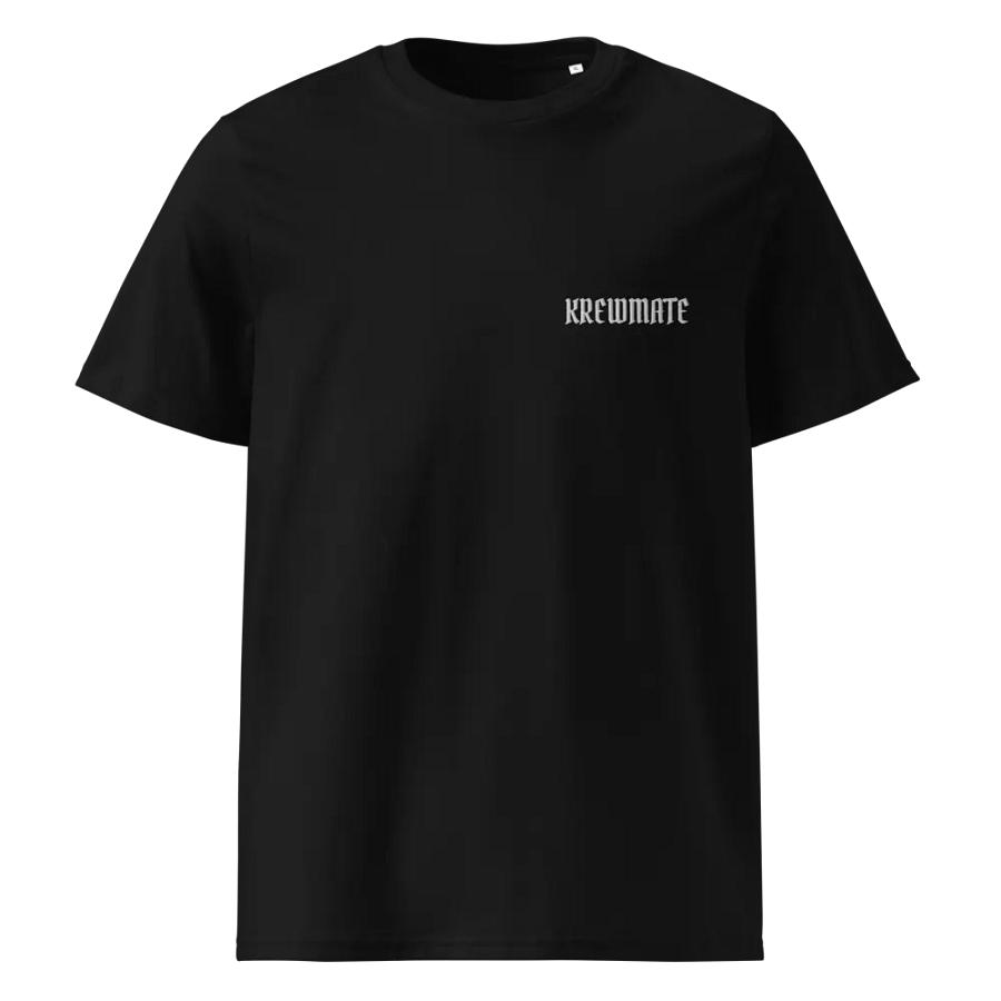 Krewmate Essentials Embroidered T-Shirt (White Logo) product image (1)