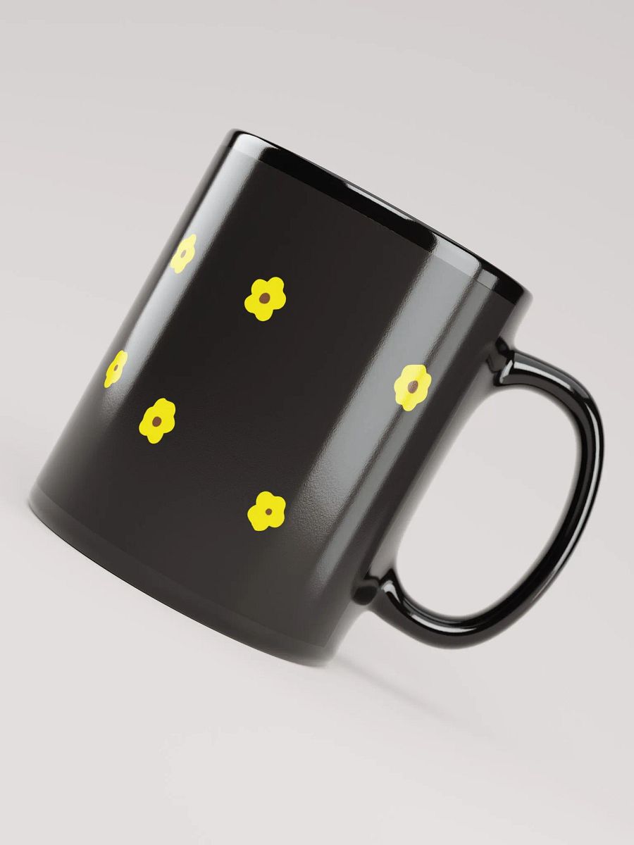 SMALL FLOWERS YELLOW BEAUTIFUL COLORS CONTRAST SHINY MUG product image (4)
