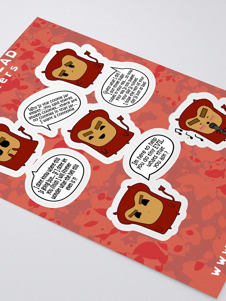 Devil Bread Sticker Sheet product image (2)