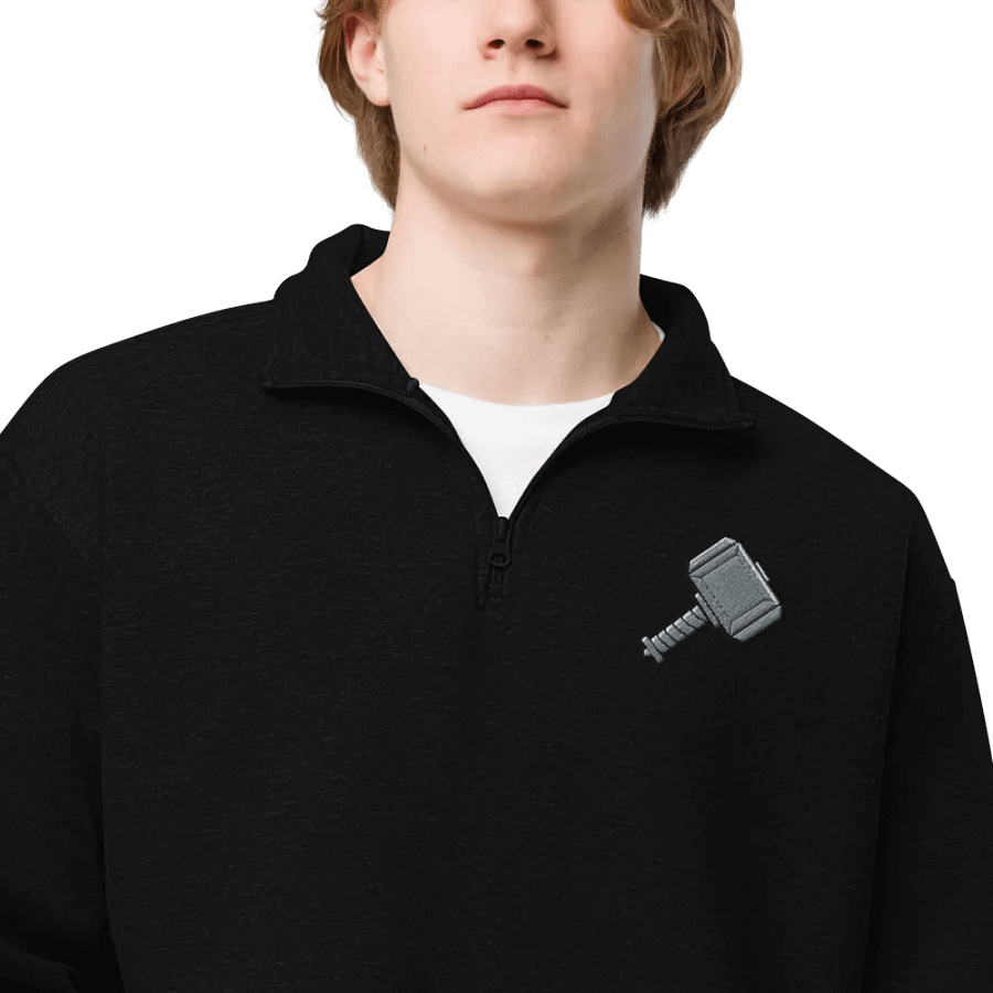 Mythical Hammer Graphic Unisex Fleece Pullover product image (5)