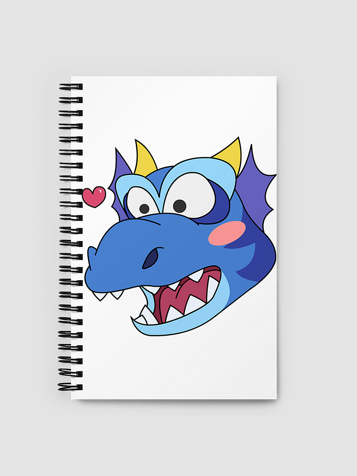 Love Blue Dragon Spiral Notebook product image (1)