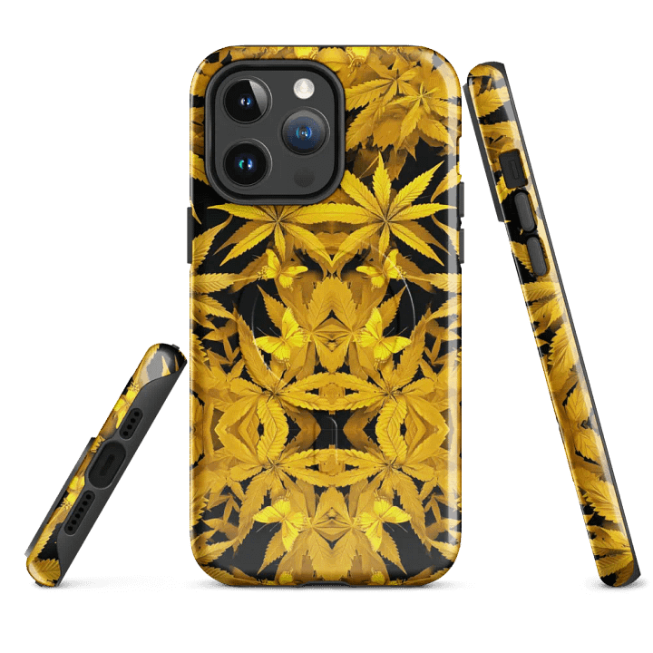 Golden Leaves Kaleidoscope iPhone® Tough Case product image (4)